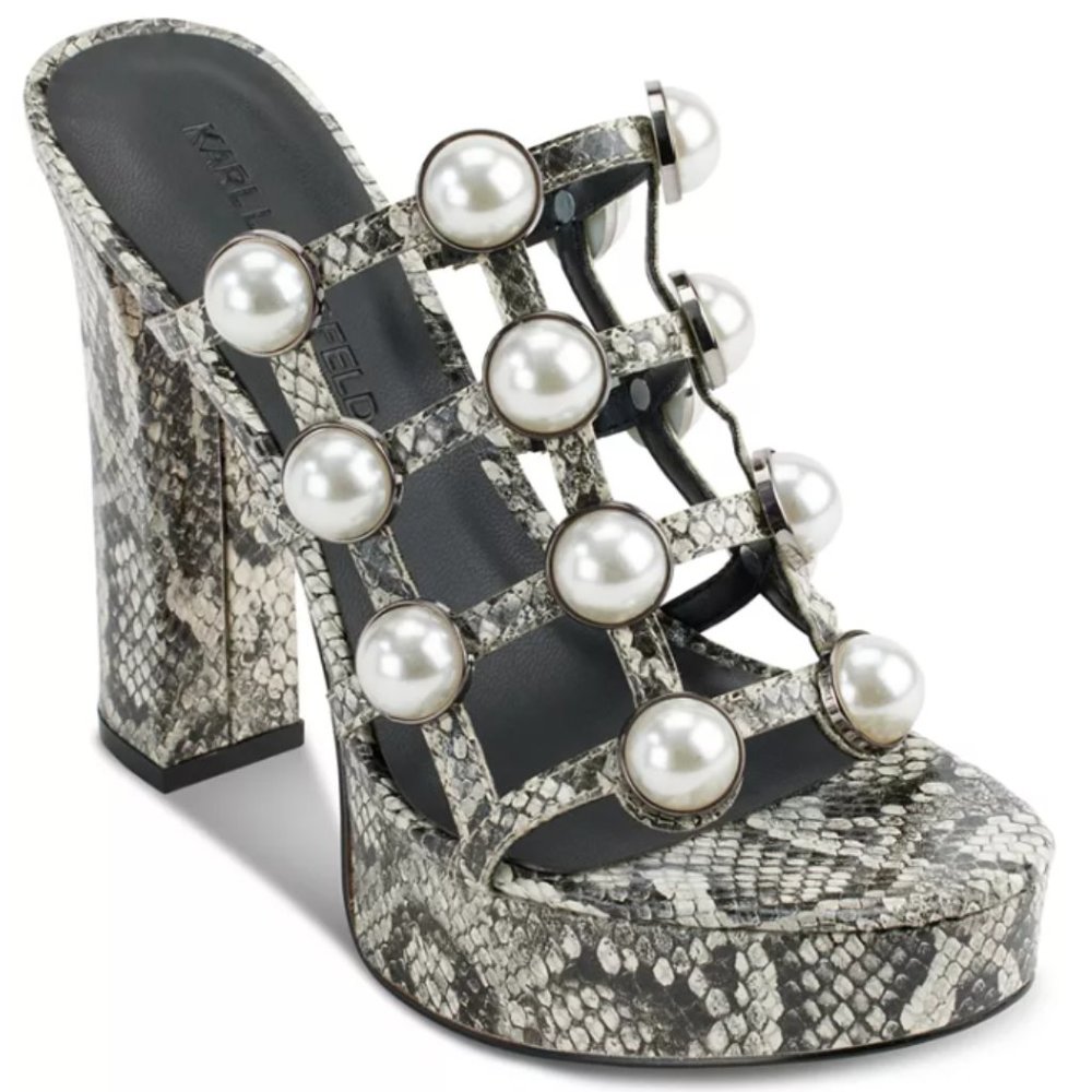 KARL LAGERFELD PARIS Addica Snake  Sandals